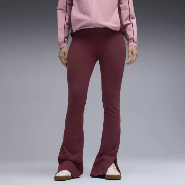  Ženske tajice PUMA HER HIGH-WAIST FLARED LEGGINGS 68815696 RUBIN SVJETLUCANJE 