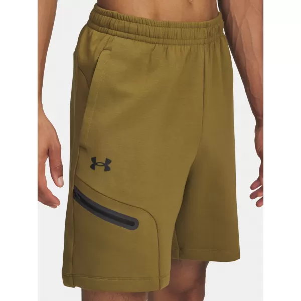  Muške kratke hlače UNDER ARMOUR UA UNSTOPPABLE FLC SHORTS 1379809-320 ZELENA 