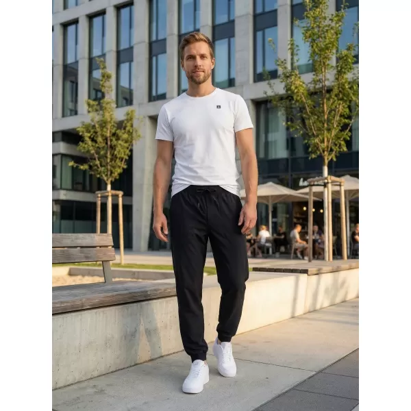  Muške hlače ALTISPORT ATS JOGGER CLASSIC - FIT CRNA 