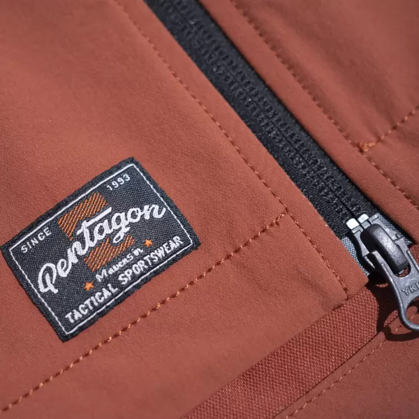  Jakna PENTAGON ELITE LIGHT SOFTSHELL JACKET K08044 SMEĐE SIVA/MJEŠ 