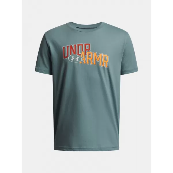  Majica za dječake UNDER ARMOUR UA OVERLAY WM SS 6005069-323 ZELENA 