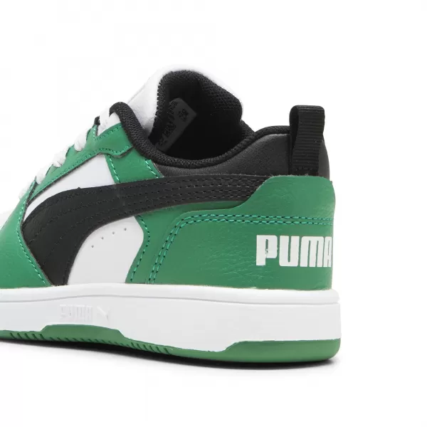  Čizme PUMA REBOUND V6 LO PS 39383405 PUMA BIJELA/PUMA CRNA/ZELENA 