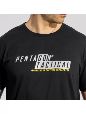 majica PENTAGON AGERON GO TACTICAL K09012 CRNA