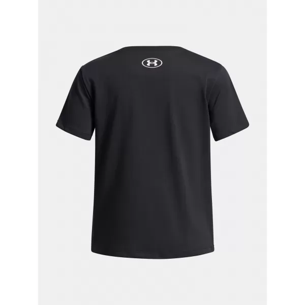  Majica za djevojčice UNDER ARMOUR UA BIG LOGO SS 1389756-001 CRNA 