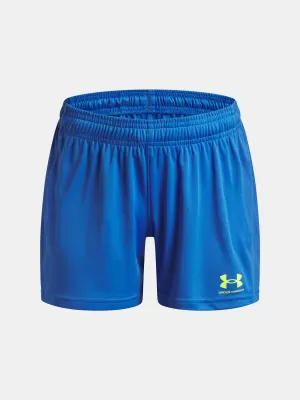 Kratke hlače za djevojčice UNDER ARMOUR UA G'S CH. KNIT SHORT 1379457-402 PLAVA