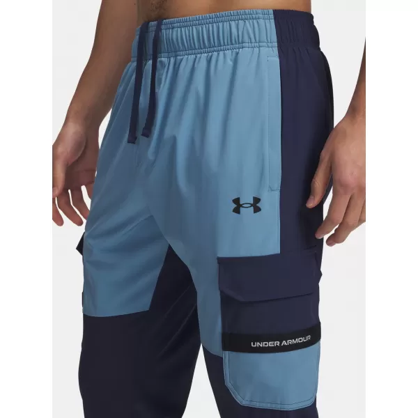  Muške sportske hlače UNDER ARMOUR UA TECH UTILITY WOVEN PANT 6004966-403 PLAVA 