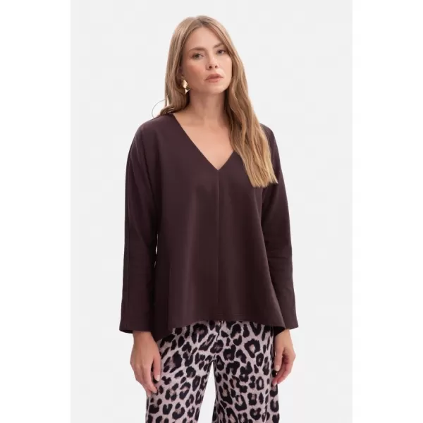  Ženska bluza BEWEAR B304 TAMNA ČOKOLADA 