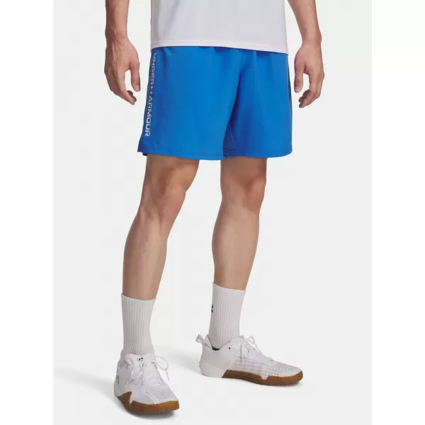  Muške kratke hlače UNDER ARMOUR UA TECH WOVEN WORDMARK SHORT 1383356-402 PLAVA 