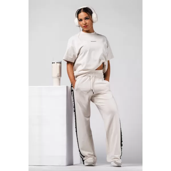 Oversized majica RESET 491 CREAM Nebbia 