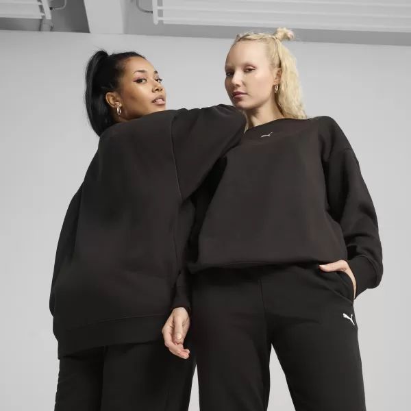  Ženska majica PUMA ESS OVERSIZED CREW FL 68540001 PUMA CRNA 