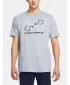Muška majica kratkih rukava UNDER ARMOUR UA GL FOUNDATION UPDATE SS 1382915-011 SIVA