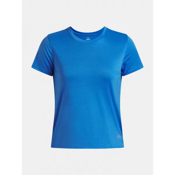  Ženska majica kratkih rukava UNDER ARMOUR UA LAUNCH SHORTSLEEVE 1382434-402 PLAVA 