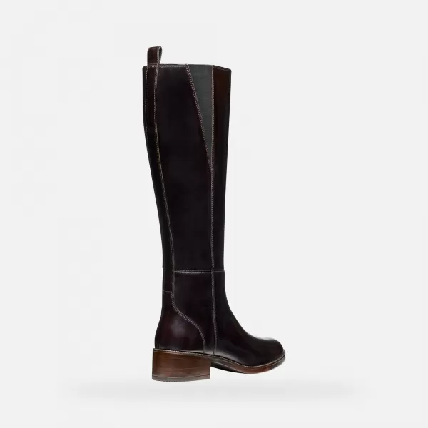  Ženske čizme GEOX CAMEXIA G009526 TAMNO SMEĐA 