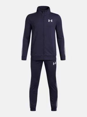 Dječački komplet UNDER ARMOUR UA RIVAL KNIT TRACK SUIT 1363290-403 PLAVA