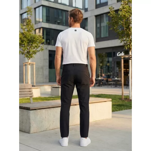  Muške hlače ALTISPORT ATS TROUSER SLIM-FIT CRNA 