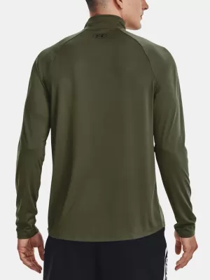 Muška majica kratkih rukava UNDER ARMOUR UA TECH 2.0 1/2 ZIP 1328495-392 ZELENA