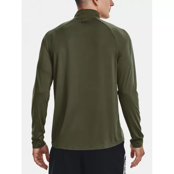 Muška majica kratkih rukava UNDER ARMOUR UA TECH 2.0 1/2 ZIP 1328495-392 ZELENA 