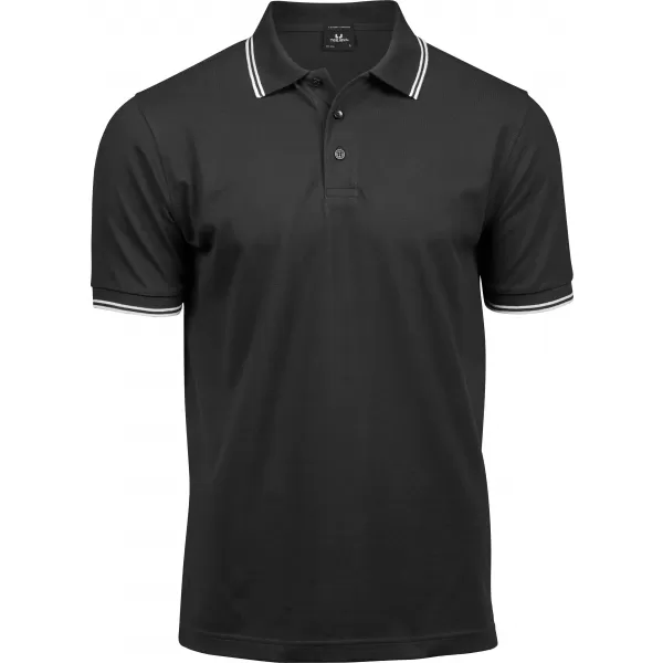  Muška majica kratkih rukava TEE JAYS | TJ 1407 CRNO/BIJELO 