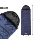 Vreća za spavanje PENTAGON SENTINEL SLEEPING BAG 220GR/M² D19001 PONOĆNO PLAVA