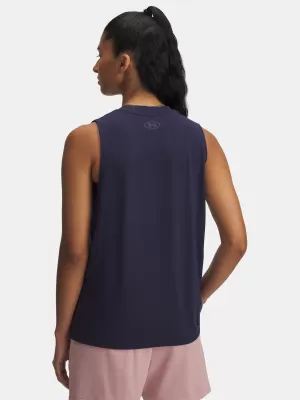 Ženska majica bez rukava UNDER ARMOUR UA VARSITY TANK 6005631-410 PLAVA