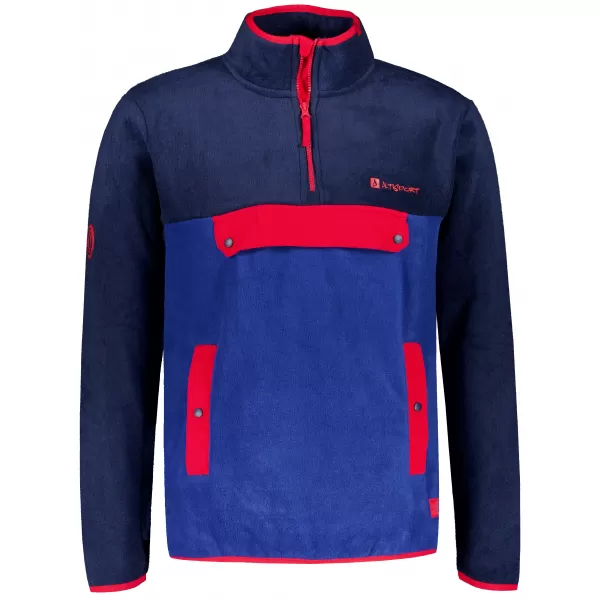  Muška majica od flisa ALTISPORT GARM PLAVO/CRVENO 