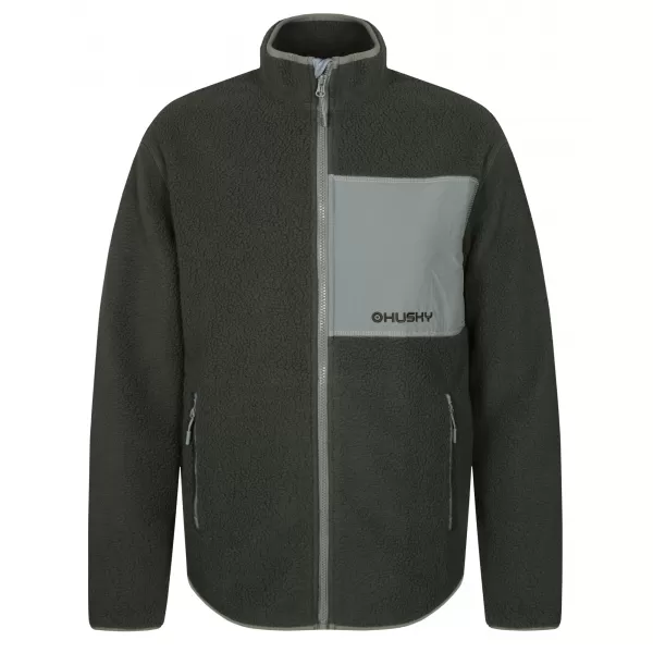  Muški sweatshirt HUSKY ADDY ZIP M IZBLIJEDJELO ZELENO 