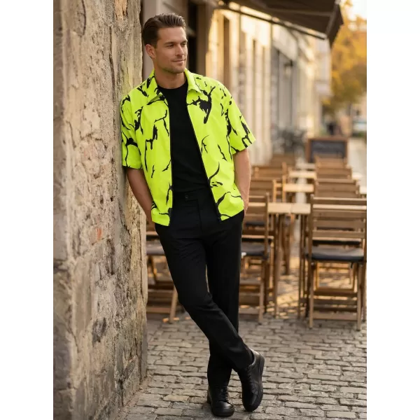  Muška vrhunska košulja ALTISPORT VOJ/ALM052KOS01 NEON ZELENA 