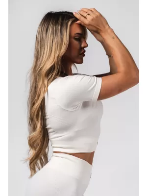 Bešavni top za oblikovanje FLOW SEAMLESS 499 CREAM Nebbia