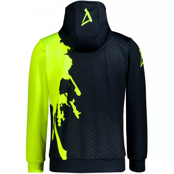  Muška premium funkcionalna majica ALTISPORT VOJ/ALM112MI01 CRNO-FLUO ŽUTA 