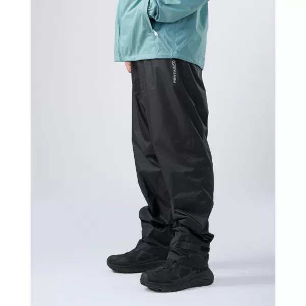  Hlače PENTAGON CLOUDBURST PACKABLE UNISEX RAIN PANTS K07021 CRNA 