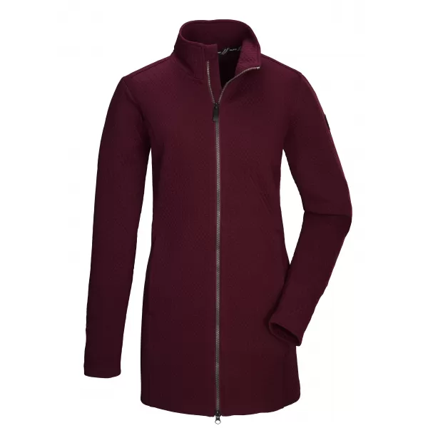 Ženski sweatshirt KILLTEC KOW 4 TAMNOCRVENA 