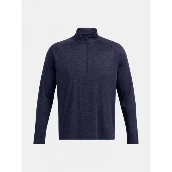  Muška majica kratkih rukava UNDER ARMOUR UA TECH TEXTURED 1/2 ZIP 1382797-410 PLAVA 