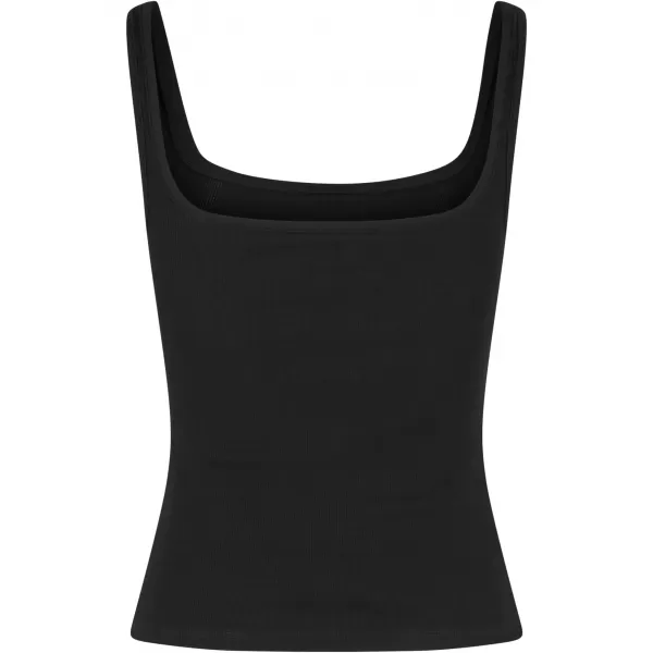  Ženska majica bez rukava URBAN CLASSICS TB7513A CRNA/PUDER PLAVA 