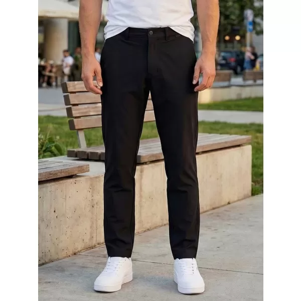  Muške hlače ALTISPORT ATS TROUSER SLIM-FIT CRNA 