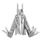 Alat PENTAGON GUNNAR MULTITOOL D19009 SREBRO