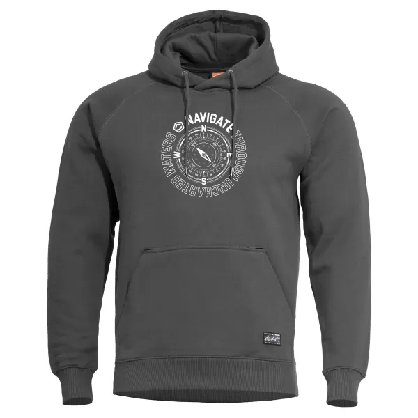 Majica PENTAGON PHAETON HOOD SWEATER 17 K09021 CINDER SIVA 