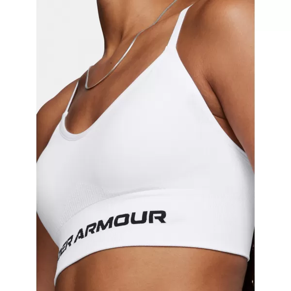  Ženski grudnjak UNDER ARMOUR VANISH SEAMLESS LOW BRA 1384417-100 BIJELA 