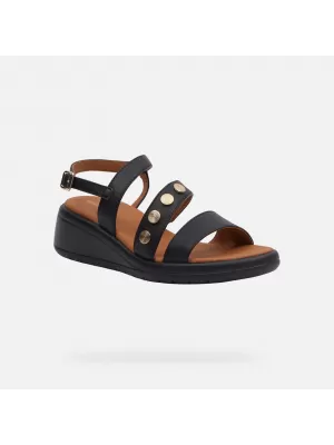 Ženske sandale GEOX MELICONIA G000972 CRNA
