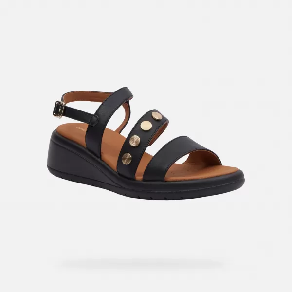  Ženske sandale GEOX MELICONIA G000972 CRNA 