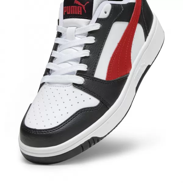  Dječje cipele PUMA REBOUND V6 LO JR 39383304 PUMA BIJELA/CRVENA/CRNA 