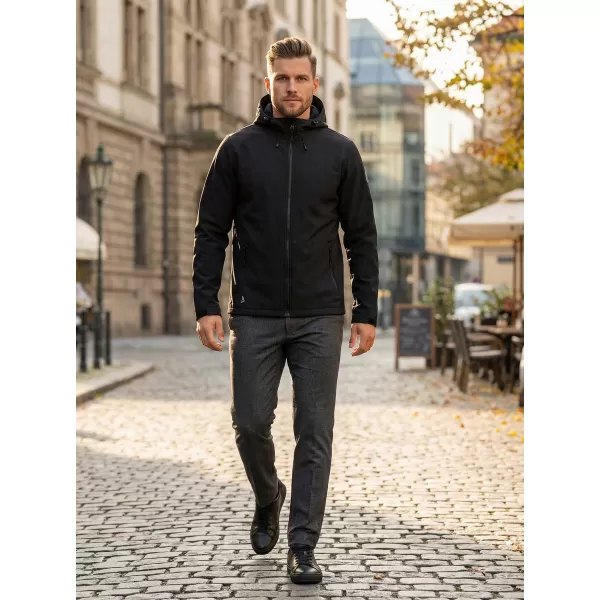  Muška softshell jakna ALTISPORT NEWET CRNA 