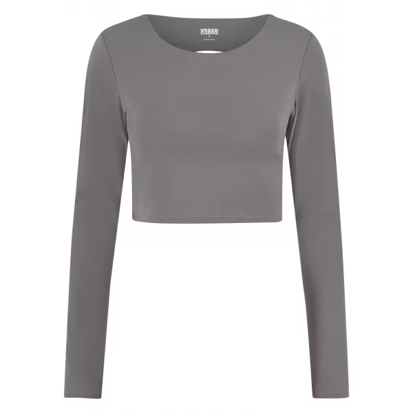  Ženska majica kratkih rukava URBAN CLASSICS TB7807 STARIJI SIVI 