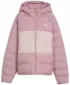 Dječja jakna PUMA SYNTHETIC HOODED PUFFER JACKET 68840465 STALOŽENO RUŽIČASTO