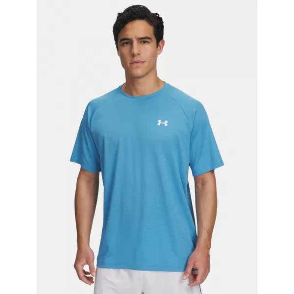  Muška majica kratkih rukava UNDER ARMOUR UA TECH TEXTURED SS 1382796-453 PLAVA 