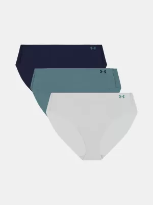 Ženske gaćice UNDER ARMOUR UA PURE STRETCH NS (3KS) 1383897-014 ZDRAVO SIVA