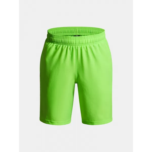  Kratke hlače za dječake UNDER ARMOUR UA TECH WOVEN WORDMARK SHORT 1383341-389 ZELENA 