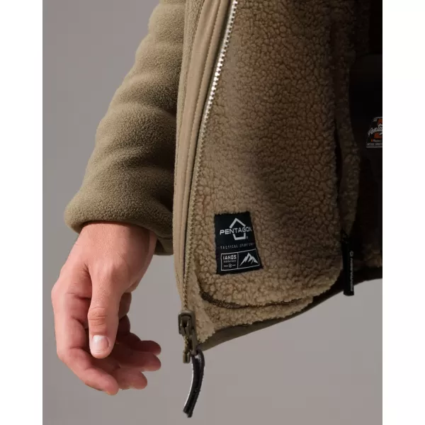  Majica od flisa PENTAGON IANOS SHERPA 2 K09057 KAKI/RAL7013 