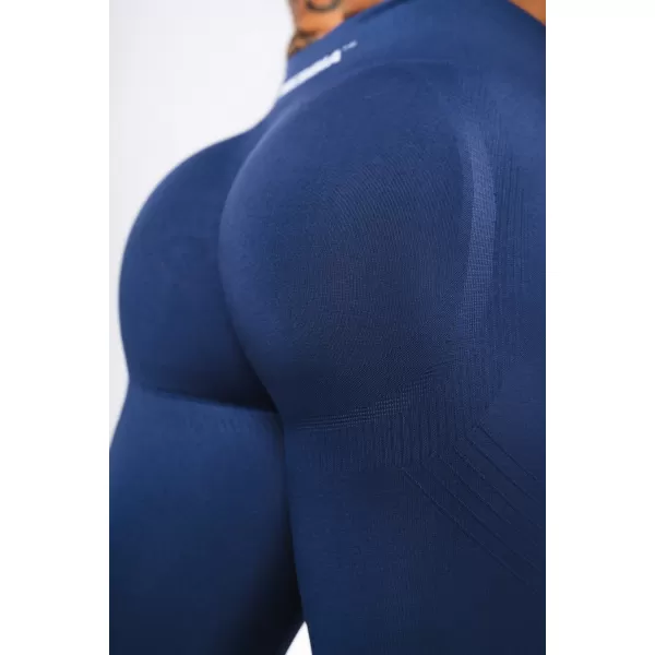  Bešavne maksimalne push-up tajice za oblikovanje FLOW SEAMLESS 497 BLUE Nebbia 