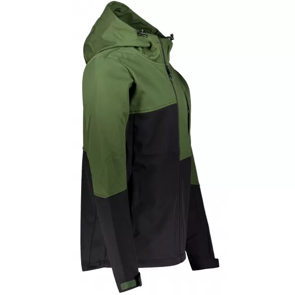  Muška softshell jakna ALTISPORT GAN KAKI/CRNA 