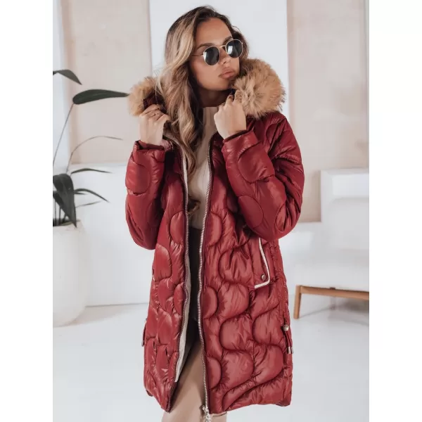  Ženska jakna DSTREET TY4935 BORDA 